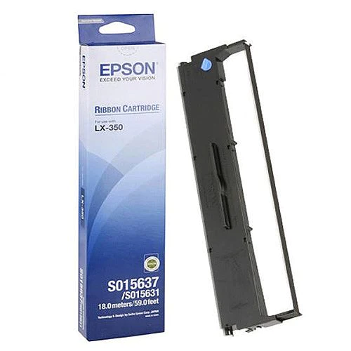 Epson SIDM Black Ribbon Cartridge For LX 350 LX 300 C13S015637BA