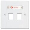 Siemon Cat 6 Double Face Plates with Module