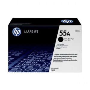 HP 55A Black Original LaserJet Toner Cartridge (CE255A)