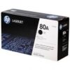 HP 80A Black Original LaserJet Toner Cartridge (CF280A)