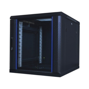 12U Easenet 600 by 450mm Glass Door Data Cabinet