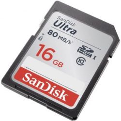 SanDisk Ultra SDHC 16GB 80MB/s Class 10 UHS-I