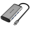 VENTION TYPE C TO 3 PORTS USB3.0 HUB + HDMI + PD CONVERTER – VEN-CNBHB