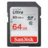 SanDisk Ultra SDXC 64GB 80MB/s Class 10 UHS-I