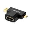 VENTION MINI HDMI MALE + MICRO HDMI MALE TO HDMI FEMALE ADAPTER