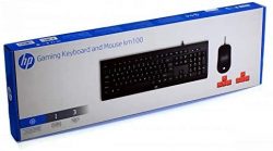 HP KM100 USB Gaming Keyboard and Mouse Black