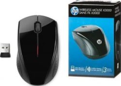 HP X3000 Wireless Mouse Black