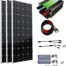 Solar Panel 150Watts Cable 5M 80% Thick