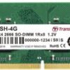 Transcend 4GB DDR4 2666Mhz SO-DIMM 1Rx8 512Mx8 CL19 1.2V RAM