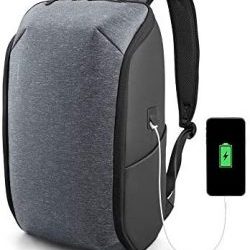 Kingsons 156 Laptop foldable Grey backpack