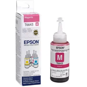 Epson T6643 EcoTank Ink Bottle Singlepack 1 x 70ml Magenta
