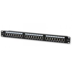 24 Port Cat 6 Ethernet RJ-45 Network Patch Panel