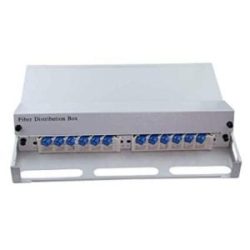 24 Port ODF Rack Mount with SC/UPC Duplex MM Adapter and Pigtail