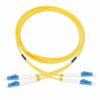 UPC 5M LC-LC Duplex Single Mode Fiber patch cord