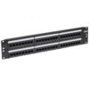48 Port Cat 6 Ethernet RJ-45 Network Patch Panel