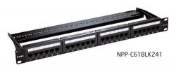 Cat6 UTP 24 Port Loaded Patch Panel