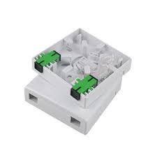 4 Core Fiber Optic Access Terminal Box LC/UPC Duplex Adapter