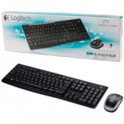 Logitech Wireless Keyboard Mouse combo MK270