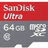 SanDisk Ultra 64 GB Class10 80MBPS micro SDHC Memory Card