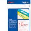 Brother Tape TZE-242 18mm Red on White