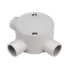 Tronic 20mm 3 Way Circular Junction Box
