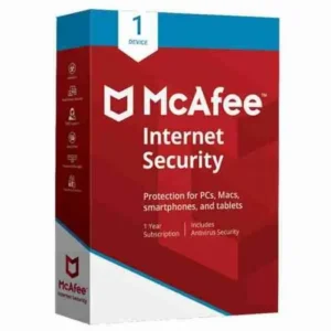 McAfee Internet Security 1 User Sleeve 1 Year