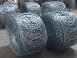 Razor Wire Flat Wrap Coils Flat Security