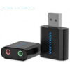 Vention USB External Sound Card Black Metal Type