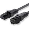 Vention Cat 6 UTP Flat Patch Cable Black 8m