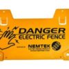 Electric Fencing Warning Sign