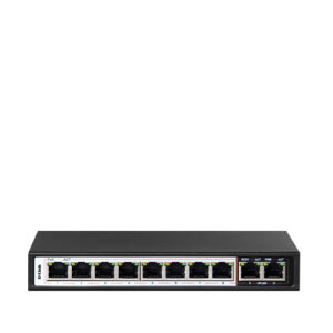 D-Link DGS-F1010P-E 120W 8+2 Port Gigabit POE Switch