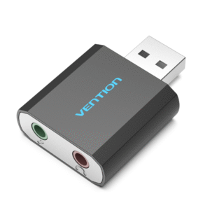 Vention USB External Sound Card Black Metal