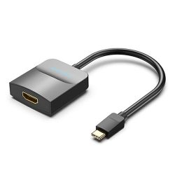 Vention TDCBB Type C To HDMI Adapter 015M Black