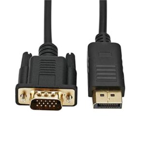 Vention Display Port to VGA Cable 1.5M Black, HBLBG