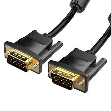 Vention VGA3+6 Male to Male Cable with ferrite cores 20M Black VEN DAEBQ