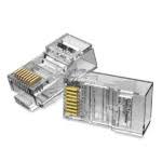 Vention Cat6A UTP RJ45 Modular Plug Transparent 100 Pack IDGRO 100