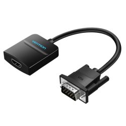 Vention VGA-HDMI Converter with Female Micro USB and Audio Port-ACNBB