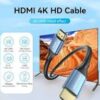 Vention HDMI Male To Male 4k HD Cable Aluminum Alloy Type 3M Blue - ALHSG