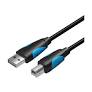 Vention 15M USB 20 A Male to B Male Print Cable Black VAS A16 B150