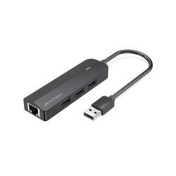 Vention CHPBB 3 Port USB 20 Hub with 100M Ethernet Adapter