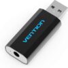 Vention VAB-S15-B USB External Sound Card Black Metal Type