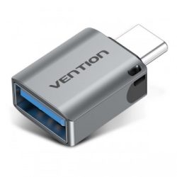 Vention USB C Male to USB 30 Female OTG Adapter Gray Aluminum Alloy Type CDQHO