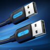 Vention USB 2.0 A Male to A Male Cable 1.5 Meter Black PVC Type-COJBG