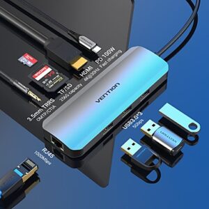 Vention Multifunction USB-C 9 in 1 Docking stations-TOLHB