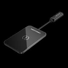 Vention Wireless Charger 15W Ultra thin 005 Meter Black FGBBAG