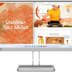 Lenovo L22i-40 21.5" FHD Monitor, Integrated Speakers, Cloud Grey Color