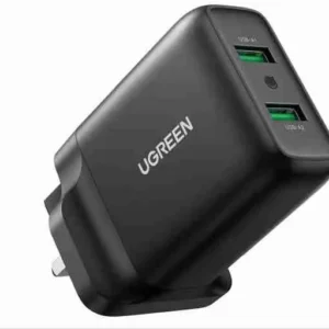 UGREEN CD161 USB Fast Charger UK (Black) UG- 70164