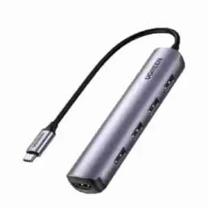 UGREEN CM417 USB-C to 4*USB 3.0+HDMI Adapter (UG- 20197)