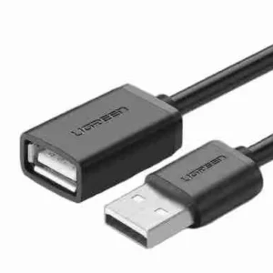UGREEN US103 USB 2.0 A Male to A Female Cable 5m Black (UG- 10318)