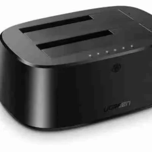 UGREEN USB 3.0 Dual Bay SATA Hard Drive Docking Station – CM198